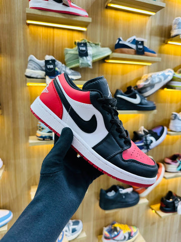 Master Copy: Nike Air Jordan 1 Low Bred Toe – Iconic Style Meets Timeless Design